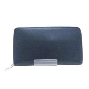 Pre-owned Leather wallets Louis Vuitton Vintage , Blue , Dames