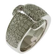 Pre-owned Fabric rings Piaget Pre-owned , White , Dames