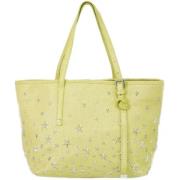 Pre-owned Leather shoulder-bags Jimmy Choo Pre-owned , Yellow , Dames