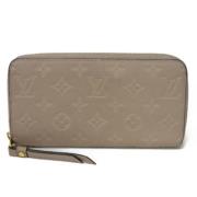 Pre-owned Canvas wallets Louis Vuitton Vintage , Gray , Dames