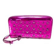 Pre-owned Leather wallets Jimmy Choo Pre-owned , Purple , Dames