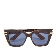 Pre-owned Acetate sunglasses Dior Vintage , Blue , Dames