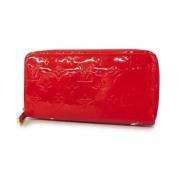 Pre-owned Fabric wallets Louis Vuitton Vintage , Red , Dames