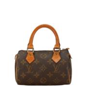 Pre-owned Fabric louis-vuitton-bags Louis Vuitton Vintage , Brown , Da...