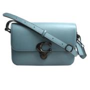 Pre-owned Leather shoulder-bags Coach Pre-owned , Blue , Dames