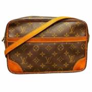 Pre-owned Fabric louis-vuitton-bags Louis Vuitton Vintage , Brown , Da...