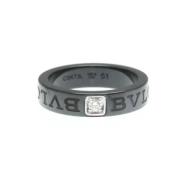 Pre-owned White Gold rings Bvlgari Vintage , Gray , Dames