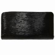 Pre-owned Leather wallets Louis Vuitton Vintage , Black , Dames