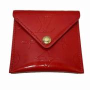 Pre-owned Leather wallets Louis Vuitton Vintage , Red , Dames