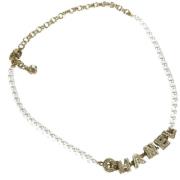 Pre-owned Metal chanel-jewelry Chanel Vintage , White , Dames