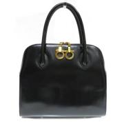 Pre-owned Leather handbags Salvatore Ferragamo Pre-owned , Black , Dam...