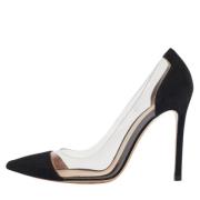 Pre-owned Suede heels Gianvito Rossi Pre-owned , Black , Dames