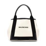 Witte Compact Cabas S Tote Balenciaga , White , Dames