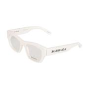 Stijlvolle zonnebril voor jouw look Balenciaga , White , Unisex