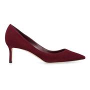 Puntige Neus Suède Stiletto Hakken Pumps Jimmy Choo , Red , Dames