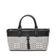 Pre-owned Canvas totes Burberry Vintage , Gray , Dames