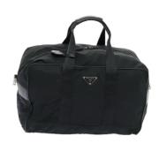 Pre-owned Nylon travel-bags Prada Vintage , Black , Dames