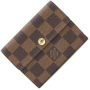 Pre-owned Canvas wallets Louis Vuitton Vintage , Brown , Dames