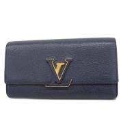 Pre-owned Fabric wallets Louis Vuitton Vintage , Blue , Dames