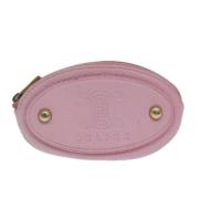 Pre-owned Leather wallets Celine Vintage , Pink , Dames