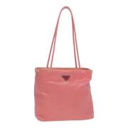 Pre-owned Nylon totes Prada Vintage , Pink , Dames