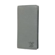 Pre-owned Fabric wallets Louis Vuitton Vintage , Gray , Heren