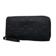 Pre-owned Fabric wallets Louis Vuitton Vintage , Black , Dames