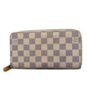 Pre-owned Fabric wallets Louis Vuitton Vintage , White , Dames