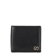 Pre-owned Leather wallets Gucci Vintage , Black , Dames