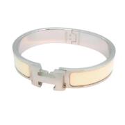 Pre-owned Metal bracelets Hermès Vintage , Gray , Dames