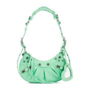 Groene Schoudertas Le Cagole XS Balenciaga , Green , Dames