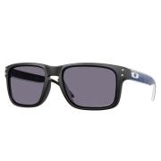 Holbrook Zonnebril Mat Zwart Prizm Grijs Oakley , Black , Unisex