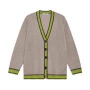 Check Cardigan Maliparmi , Multicolor , Dames