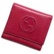 Pre-owned Leather wallets Gucci Vintage , Pink , Dames