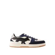 Blauwe Leren Sneakers - Chiru Maison Kitsuné , Multicolor , Heren