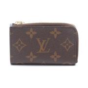 Pre-owned Leather wallets Louis Vuitton Vintage , Brown , Dames