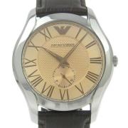 Pre-owned Stainless Steel watches Armani Pre-owned , Brown , Dames