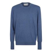 Blauwe Cashmere Trui Aw24 Ballantyne , Blue , Heren