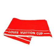 Pre-owned Cotton scarves Louis Vuitton Vintage , Red , Dames