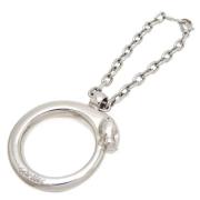 Pre-owned White Gold key-holders Cartier Vintage , Gray , Unisex