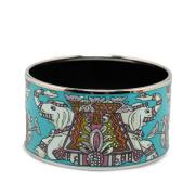 Pre-owned Fabric bracelets Hermès Vintage , Blue , Dames