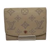 Pre-owned Leather wallets Louis Vuitton Vintage , Beige , Dames