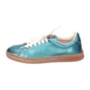 Vintage Leren Damessneakers Moma , Green , Dames