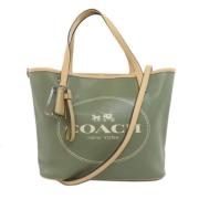 Pre-owned Plastic shoulder-bags Coach Pre-owned , Green , Dames