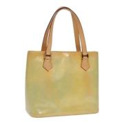 Pre-owned Leather totes Louis Vuitton Vintage , Yellow , Dames