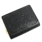 Pre-owned Canvas wallets Louis Vuitton Vintage , Black , Dames