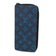 Pre-owned Fabric wallets Louis Vuitton Vintage , Blue , Heren