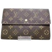 Pre-owned Canvas wallets Louis Vuitton Vintage , Brown , Dames