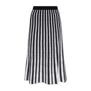 Rok met gestreept patroon Diane Von Furstenberg , Black , Dames