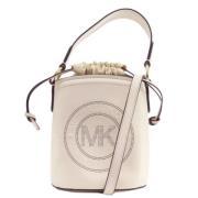 Pre-owned Leather shoulder-bags Michael Kors Pre-owned , White , Dames